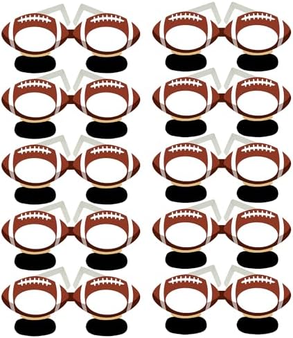 4Es Novelty Football Paper Glasses 36 Pack
