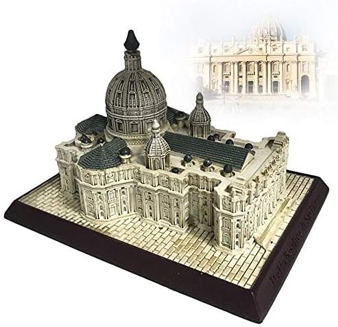 St Peters Basilica Resin Statue Home Decor Sculpture