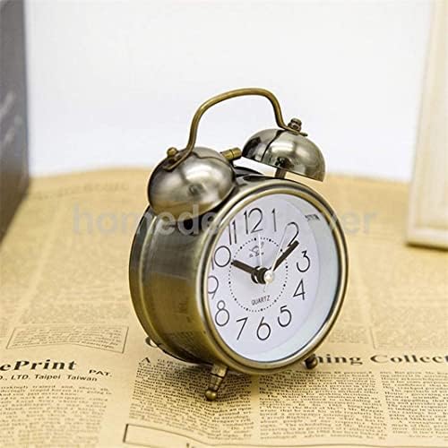 Retro Double Bells Alarm Clock with Nightlight 1