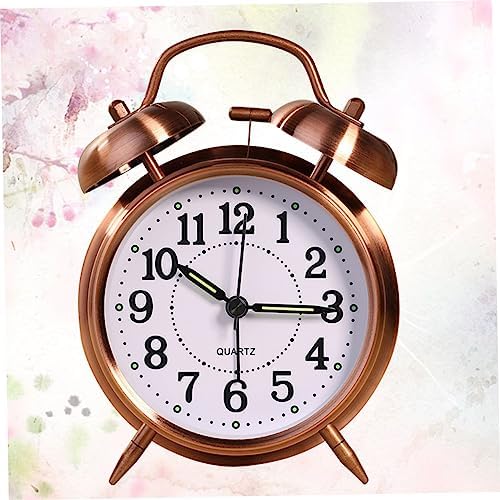 Vaguelly Classic Double Bells Alarm Clock with Luminous Display