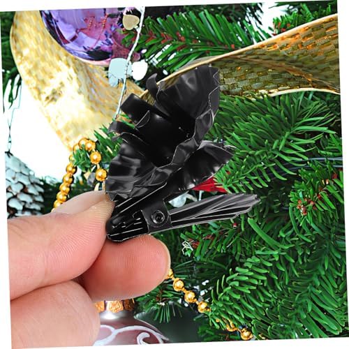 ABOOFAN 20pcs Metal Candle Clips for Christmas Tree Decoration