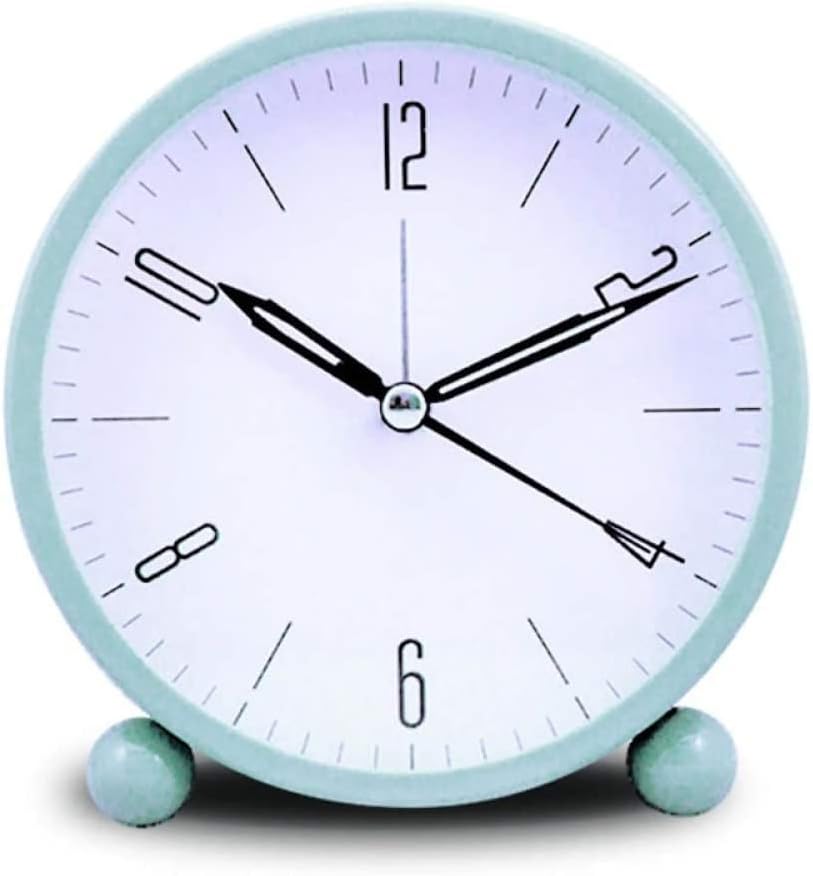 Double Bell Alarm Clock with Backlight and Retro Style