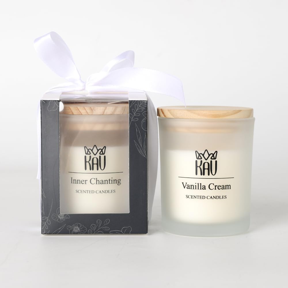 KAV Scented Candle - Vanilla Cream Sweet Vanilla Coffee