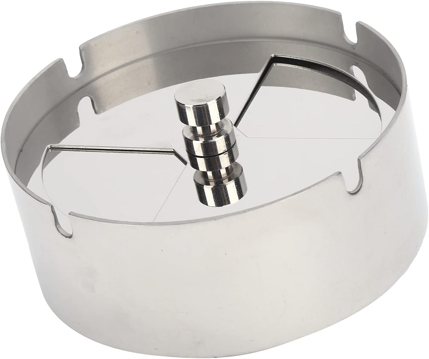Stainless Steel Ashtray with Lid Windproof