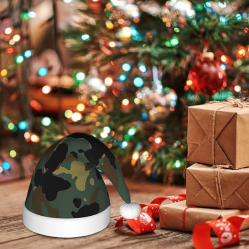 Camouflage Santa Hat Christmas Party Headwear