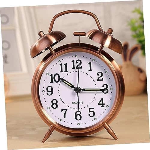 Vaguelly Classic Double Bells Alarm Clock with Luminous Display