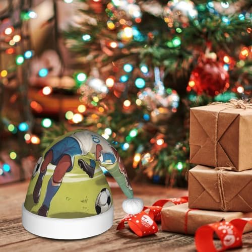 QINZHENG Personalized Santa Hat for Boys and Adults