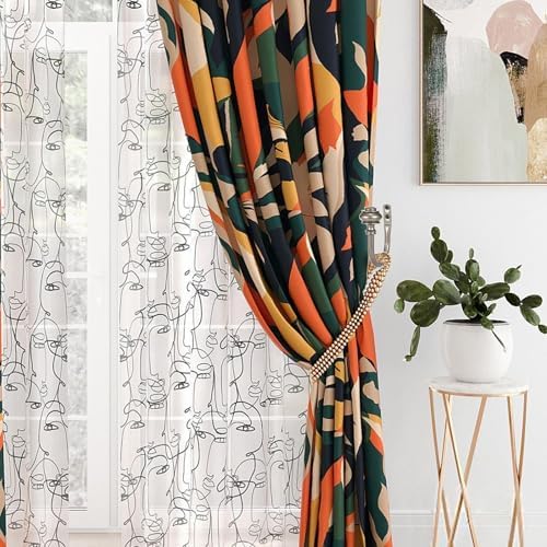 Sumnacon Set of 2 Decorative Curtain Holdbacks
