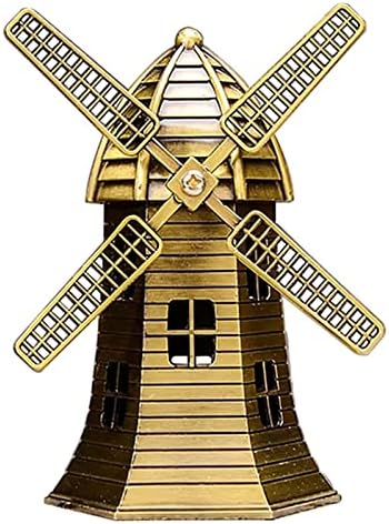 ALDEPO Dutch Windmill Statue Desktop Decor Sculpture