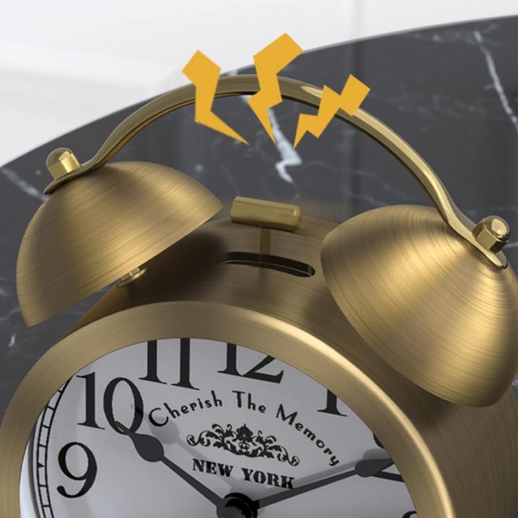 Double Bell Alarm Clock Loud and Clear with Night Light