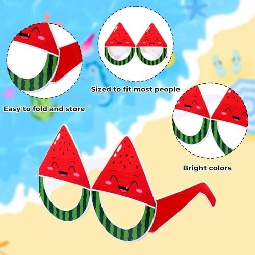 Quilax Hawaiian Luau Party Sunglasses 18Pcs Set