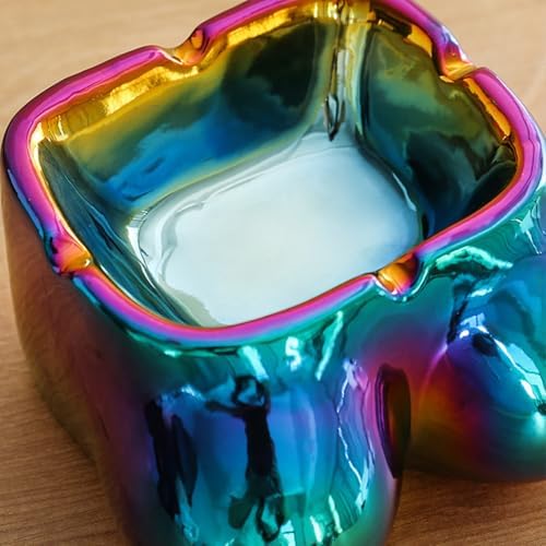 Funny Boob Ashtray Ceramic Decor 7x10x11cm