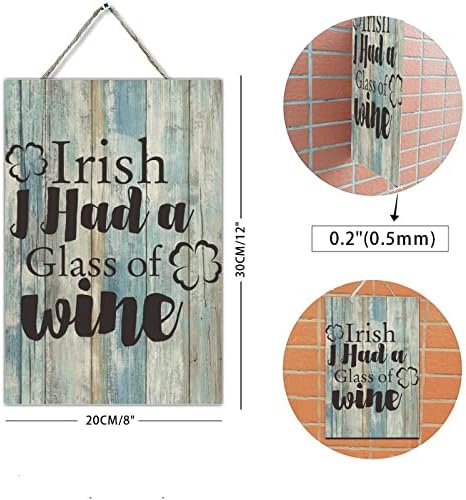 Vrurinss 12x18 Inch Decorative Wood Sign Plaque