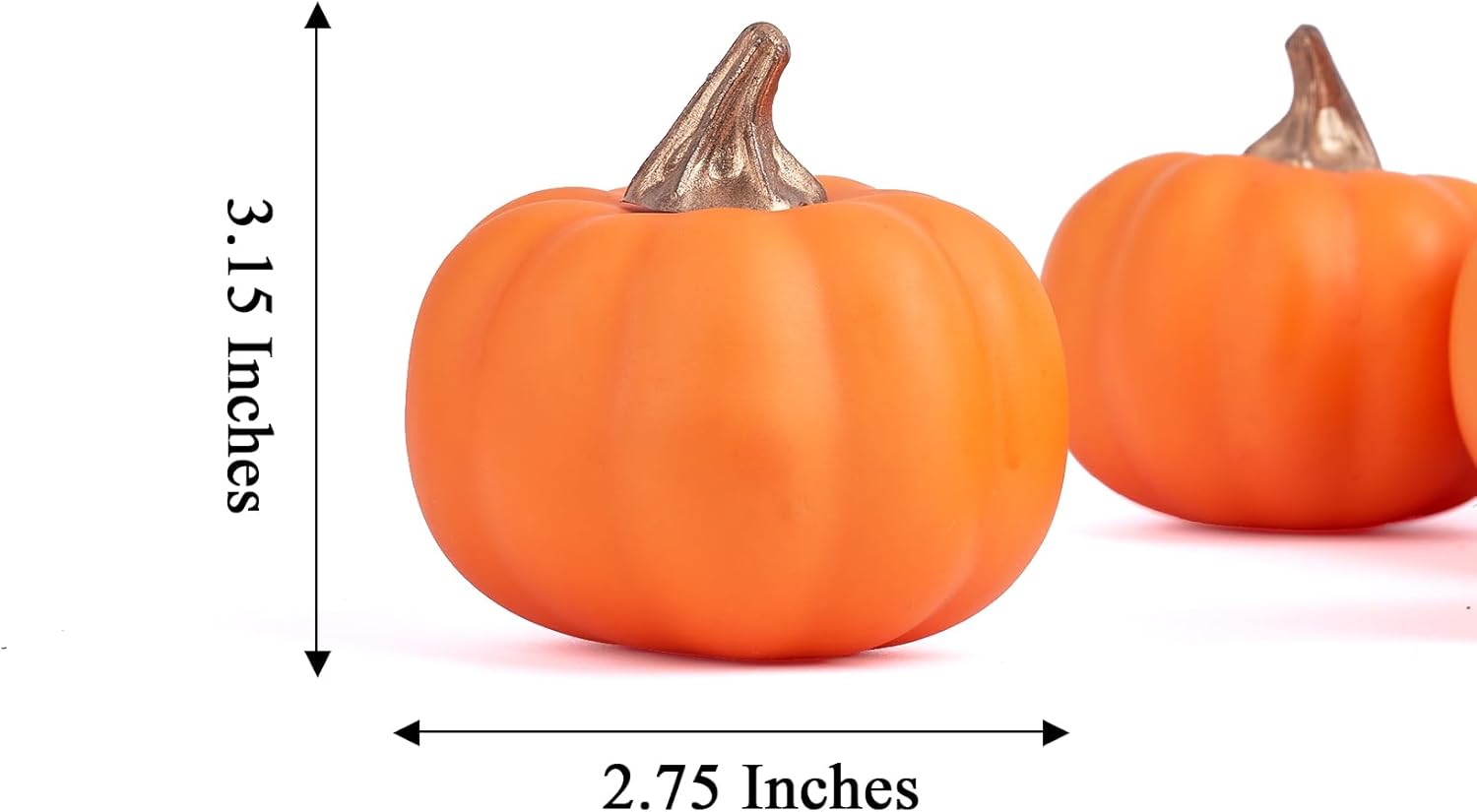Osfvn Artificial Pumpkin Decor Set of 12