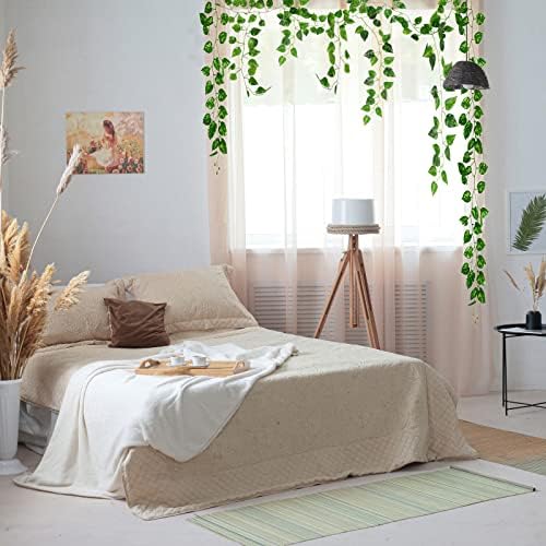 Cqure 14 Pack 98 Ft Artificial Ivy Garland