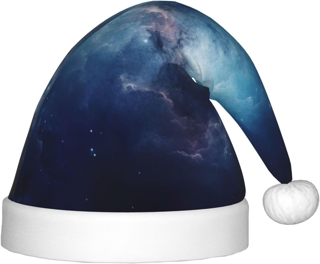 Galaxy Print Christmas Santa Hat Small Size for Party