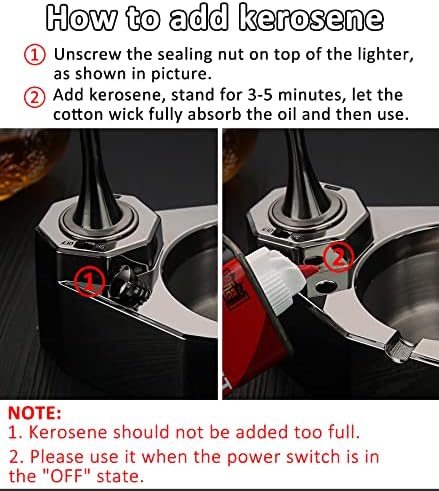 Stainless Steel Cigarette Ash Tray with Refillable Lighter