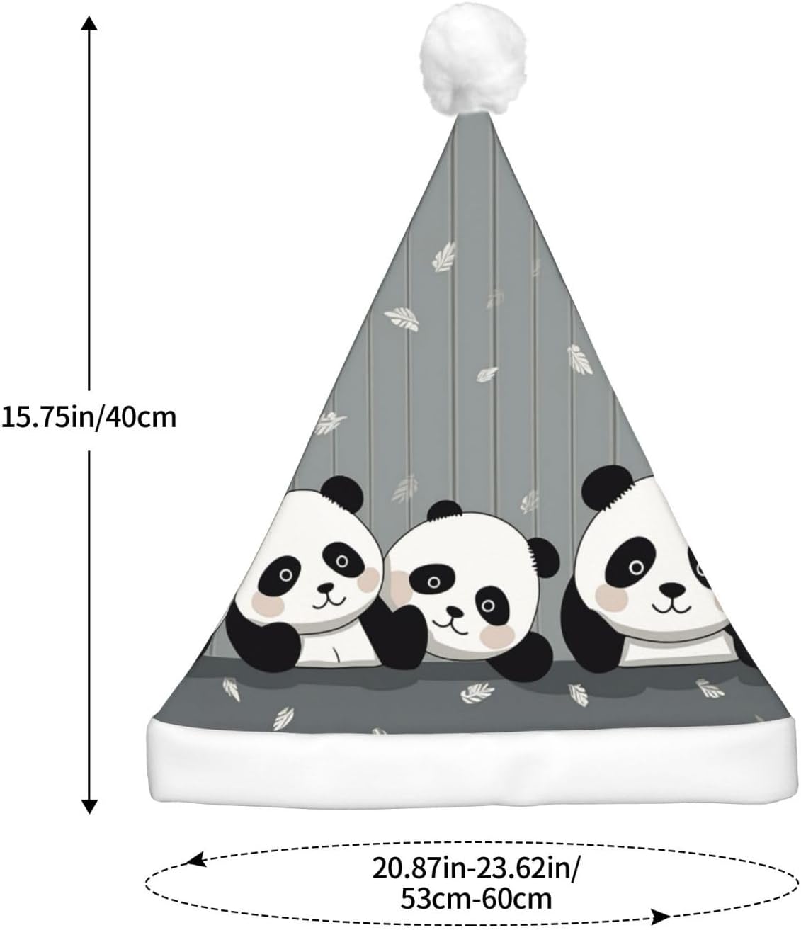 Kururi Light Up Plaid Santa Hat for Adults