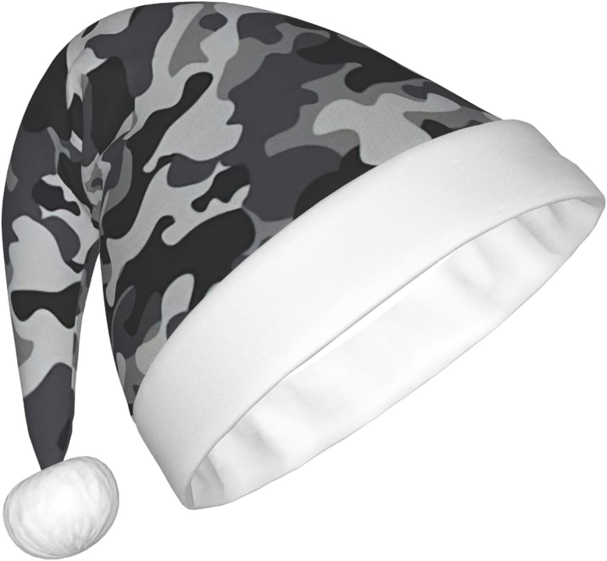 Abstract Camouflage Santa Hat for Christmas Party Favors