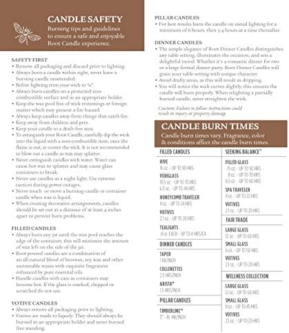 Root Candles Holiday Peppermint Bark Candle