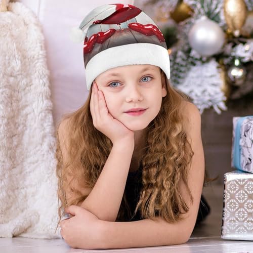Santa Hat Love Heart Christmas Party Headwear