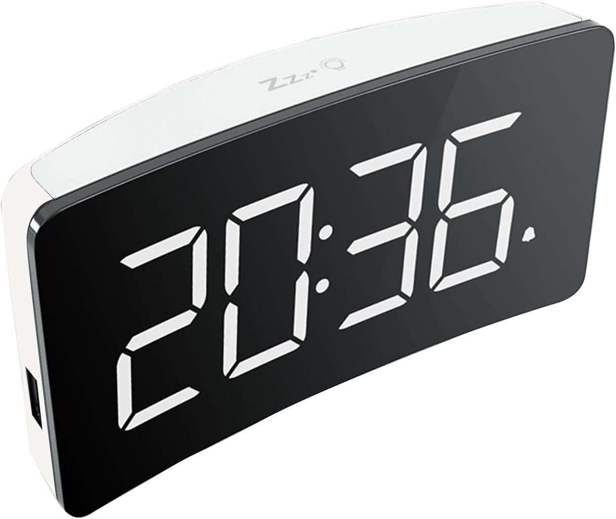 JUSTUP Table Digital Alarm Clock with Dual Alarm and Night Light