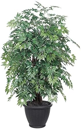 Vickerman 4 Foot Indoor Artificial Ming Aralia Bush