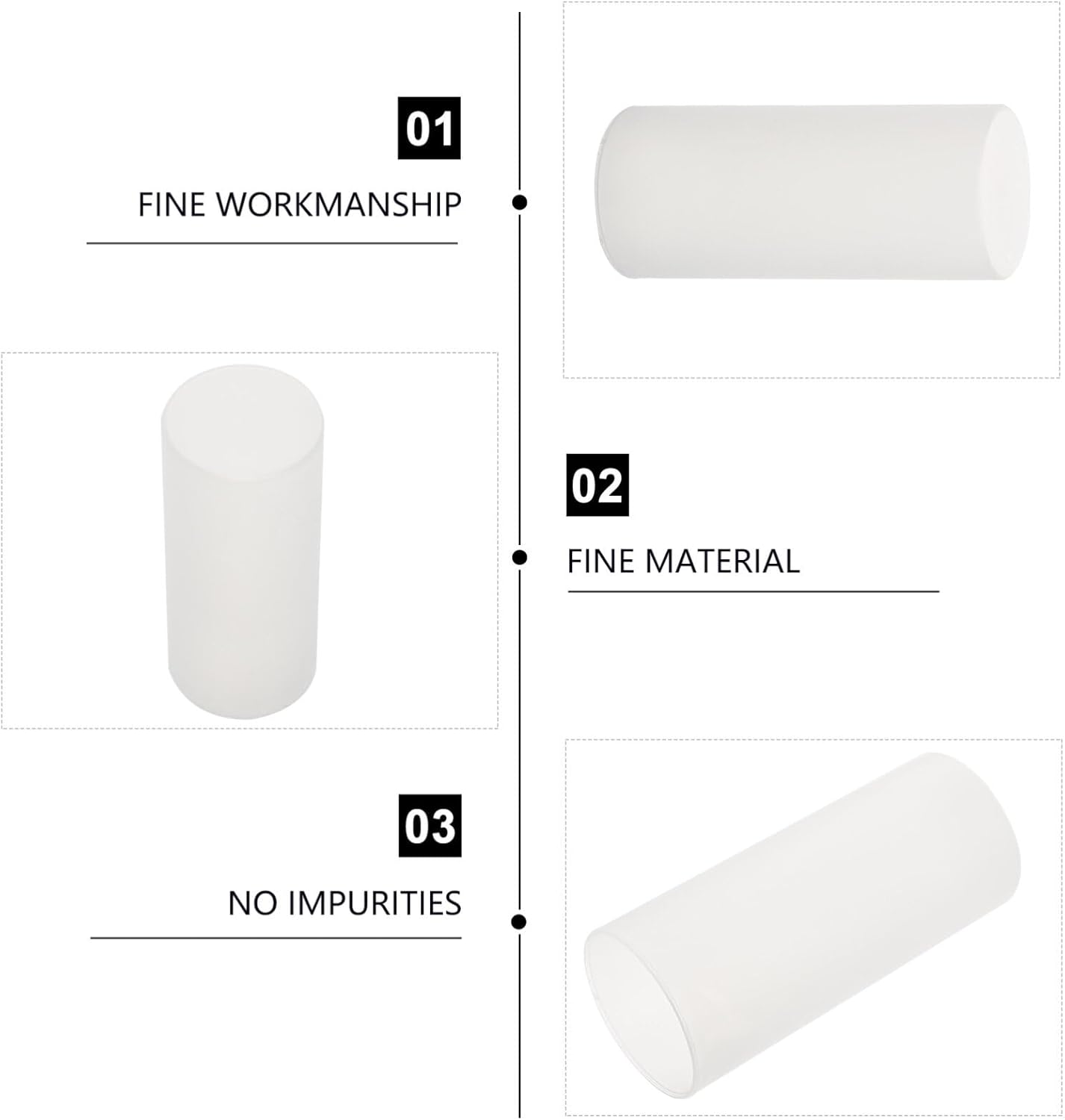 Uonlytech Hurricane Candle Holder for Wedding Decorations