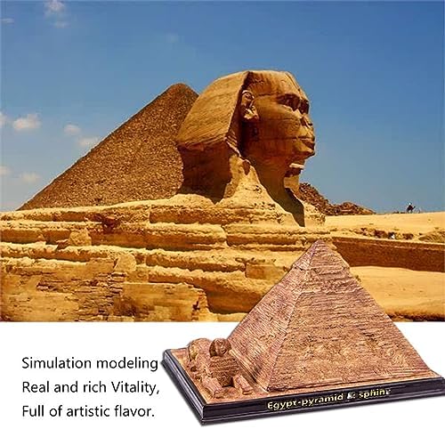 Egyptian Pyramid Resin Sculpture Decor Statue