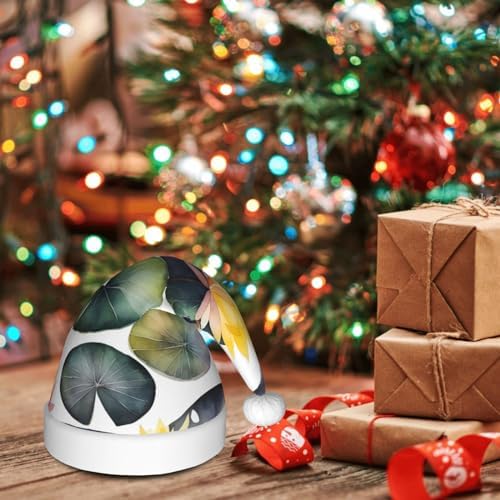 QINZHENG Personalized Santa Hat Velvet Plush