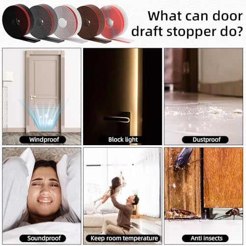 Ormeein Door Draft Stopper 39inch Brown