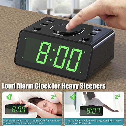 KWANWA Personalized 15 Second Alarm Clock