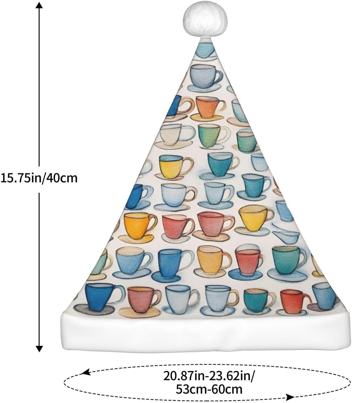 QINZHENG Personalized Santa Hat Christmas Decoration