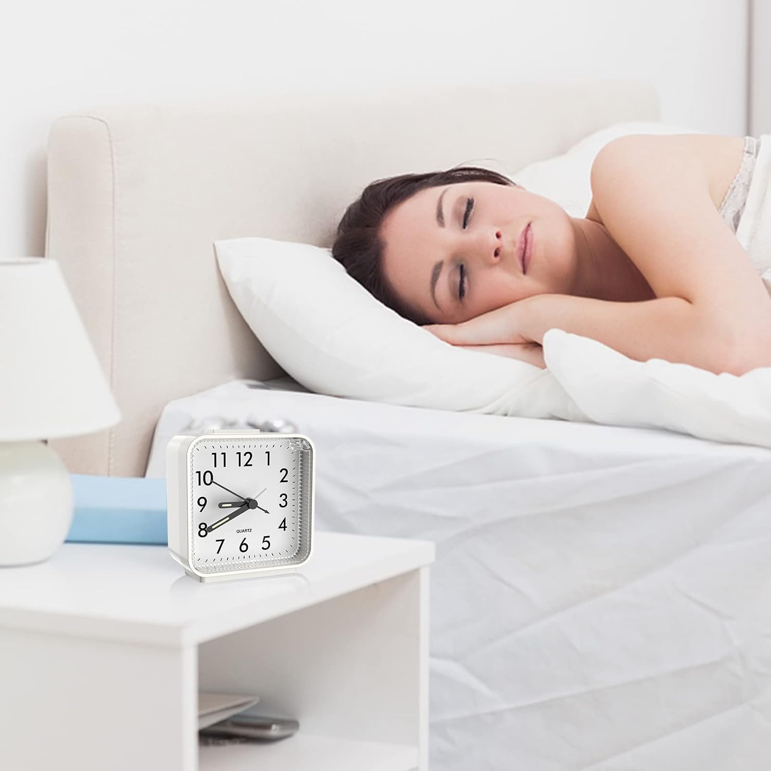 Loud Alarm Clock with Night Light and Snooze