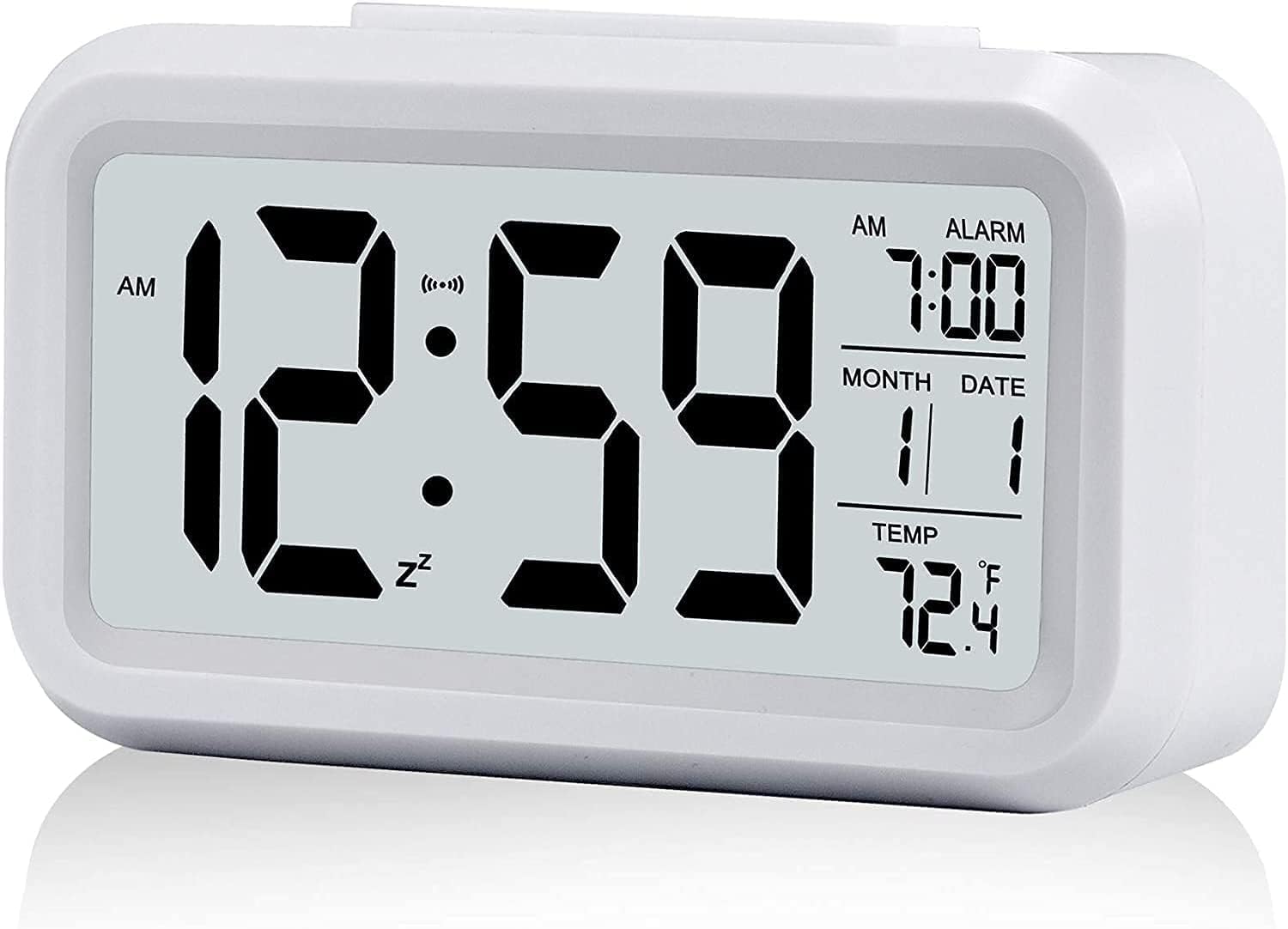 Hiseeyo Digital Alarm Clock with 43 Inch LED Display