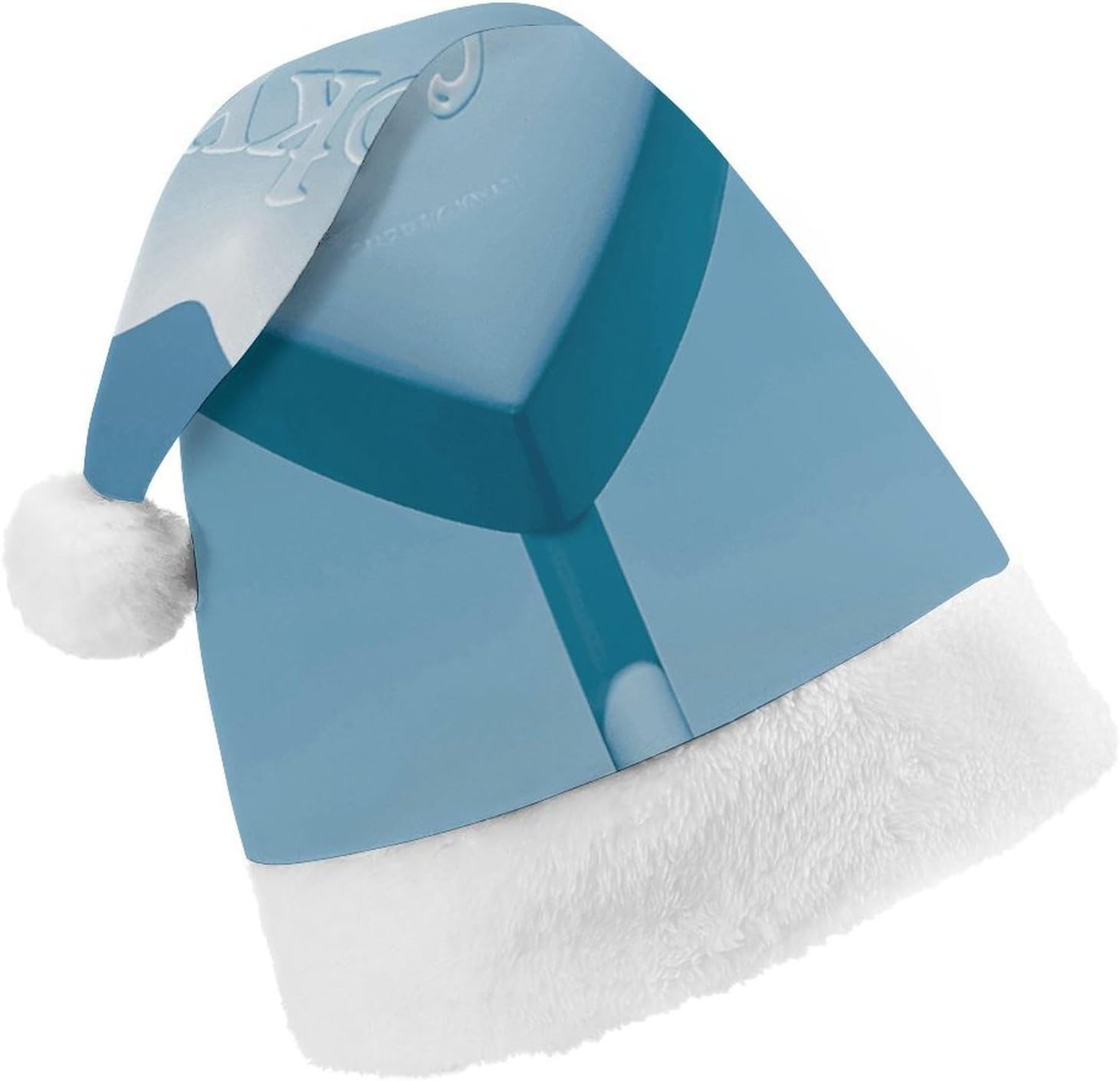 Santa Hat Blue Heart Christmas Party Headwear