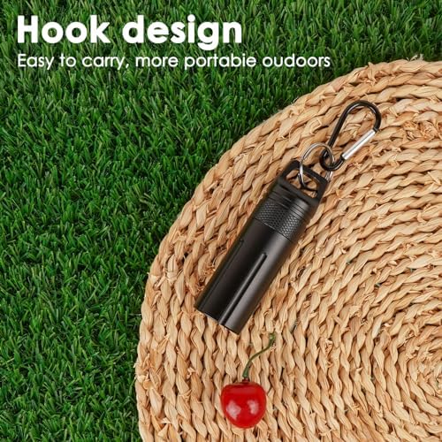 SHIDOW Portable Ashtray with Lid 2Pcs Black