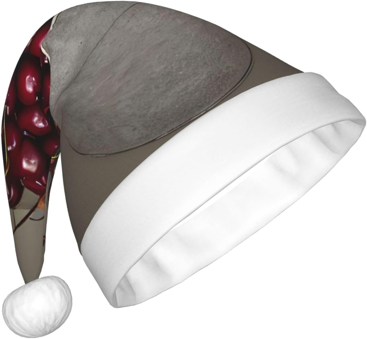 Christmas Bucket Hat With Cherries For Adults