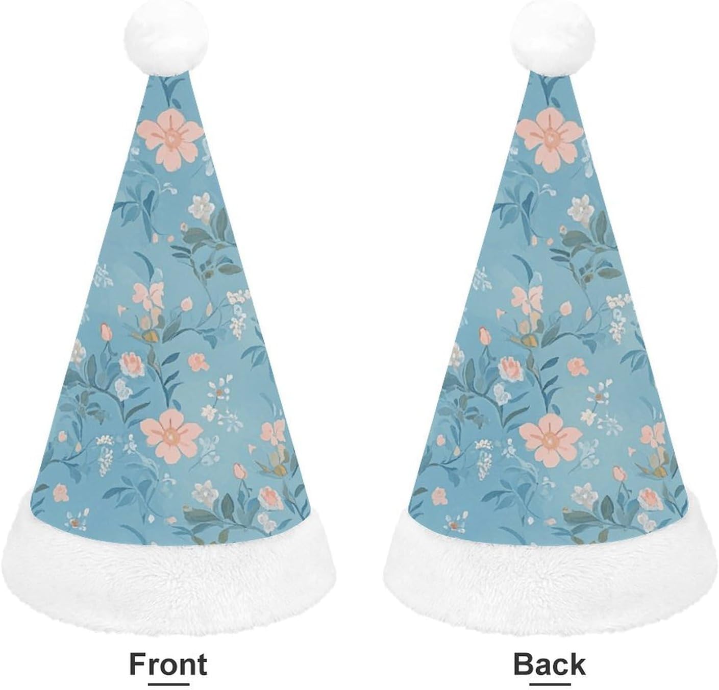 Santa Hat Light Blue Christmas Party Headwear