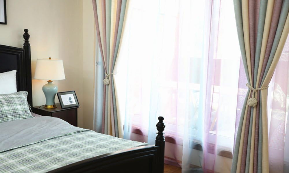 Melaluxe 2 Pack Heavy Duty Curtain Tiebacks - Grey