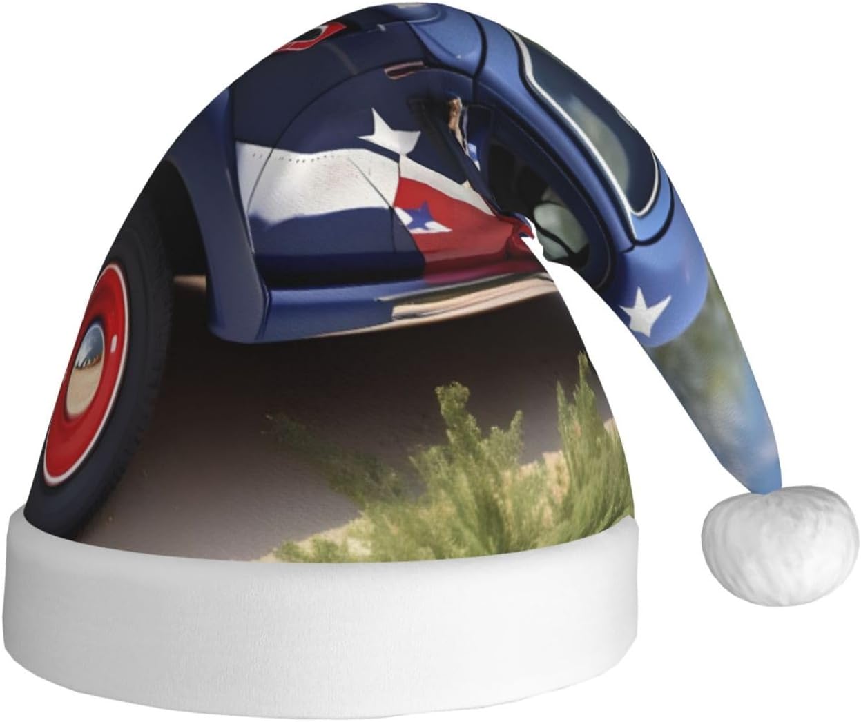 QinZheng 4th Of July Patriotic Santa Hat