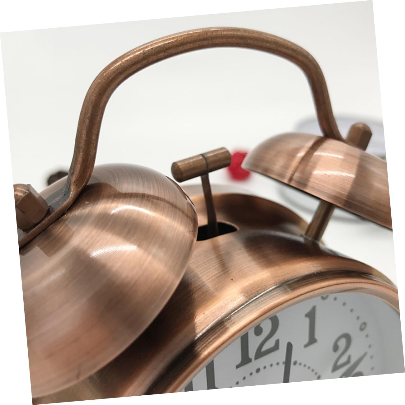 Ciieeo Metallic Silent Luminous Double Bells Alarm Clock Classic Desktop Clock
