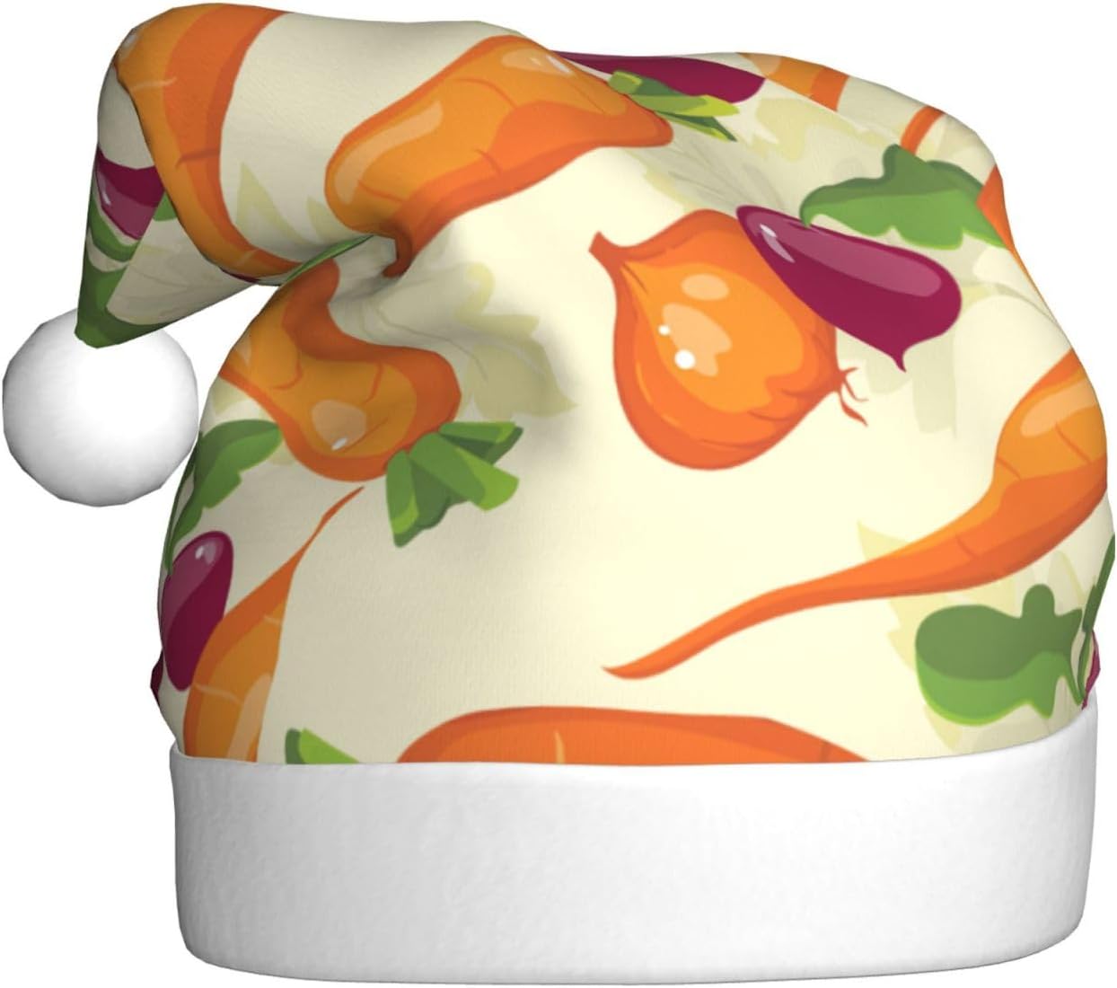 Qin And Zheng Cartoon Vegetables Santa Hat