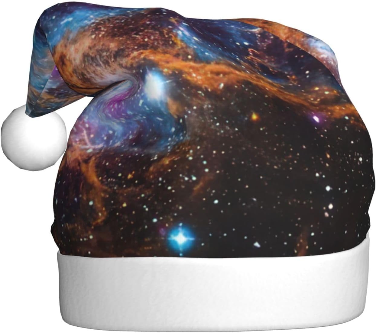 QinZheng Universe Galaxy Santa Hat for Women