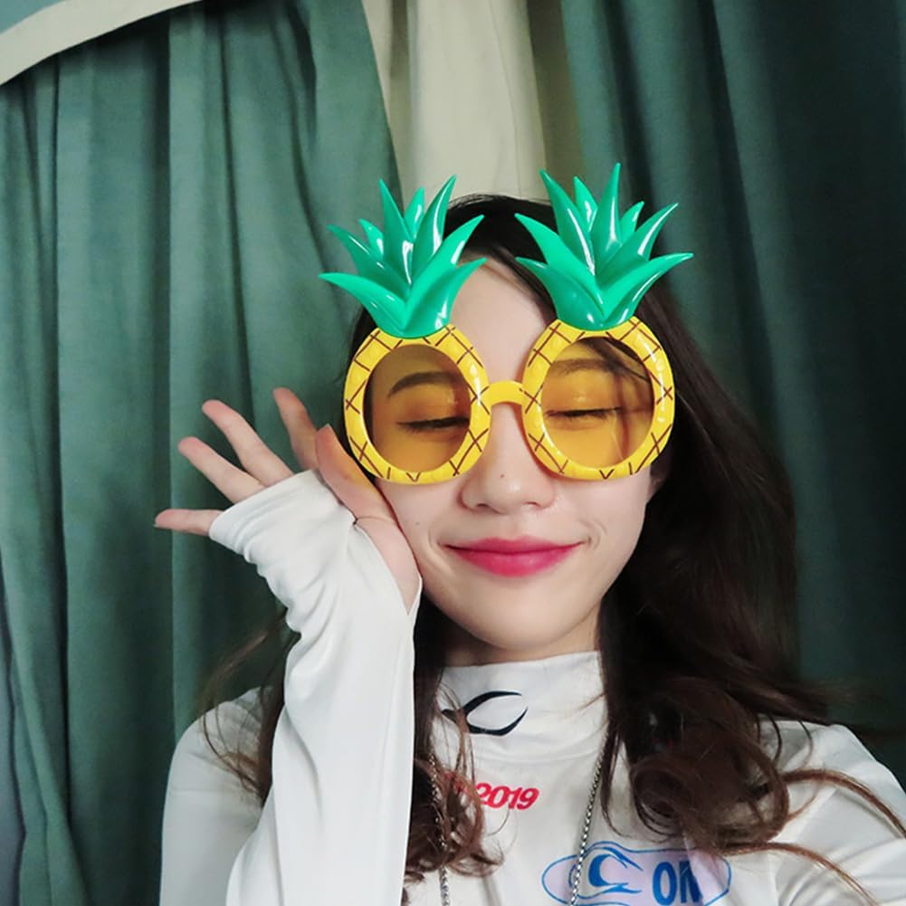 2 Pcs Pineapple Sunglasses for Summer Parties