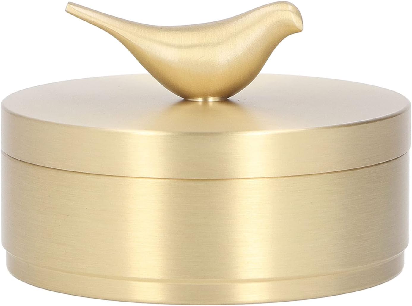 GLOGLOW Gold Ashtray with Lid 4 Slots Brass Decorative