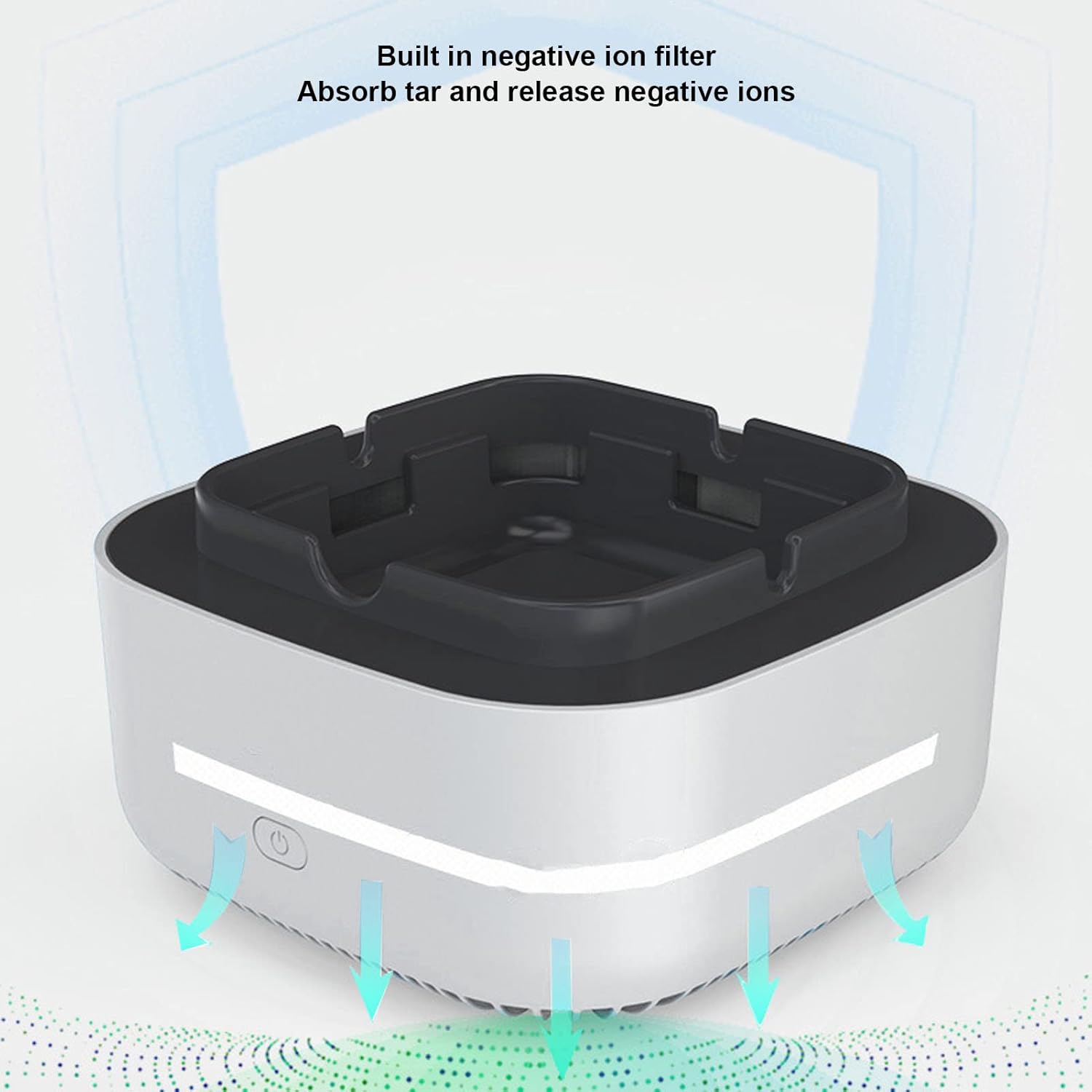 3 in 1 Smokeless Ashtray with Aromatherapy for Home Office and Car
