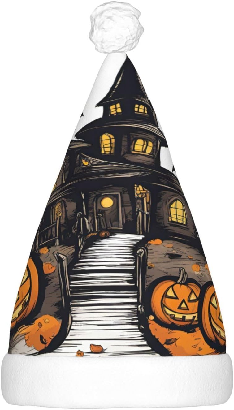 QinZheng LED Light Up Santa Hat for Christmas Party 1