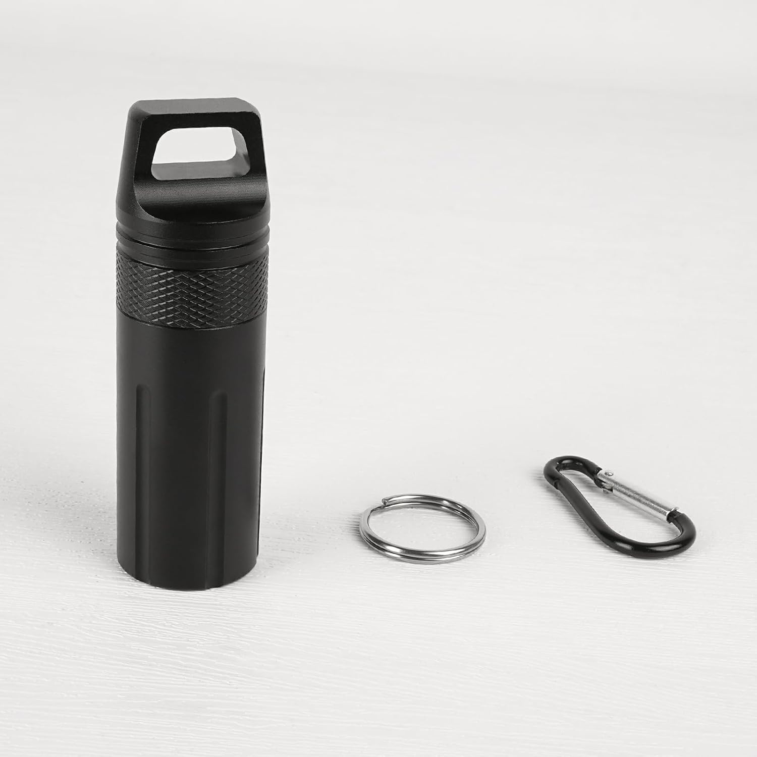 SHIDOW Portable Ashtray with Lid 2Pcs Black