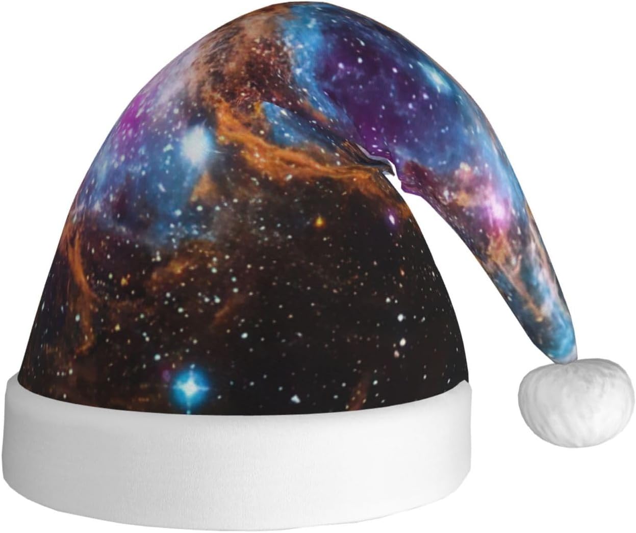 QinZheng Universe Galaxy Santa Hat for Women